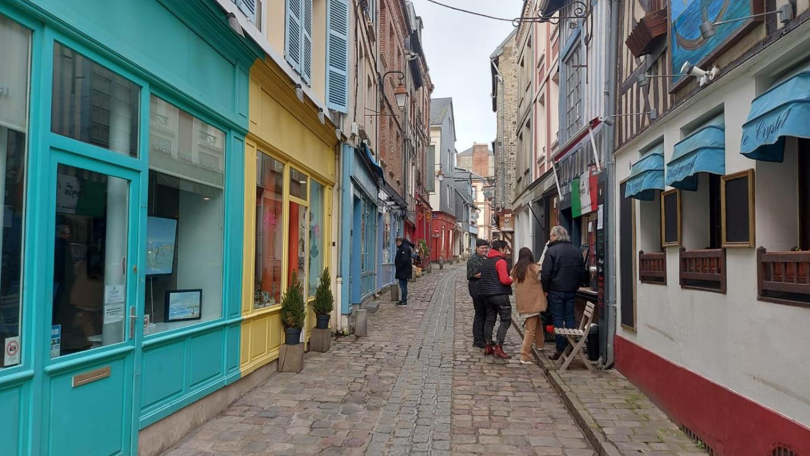 Studio Cosy Au Coeur D'Honfleur Esterno foto