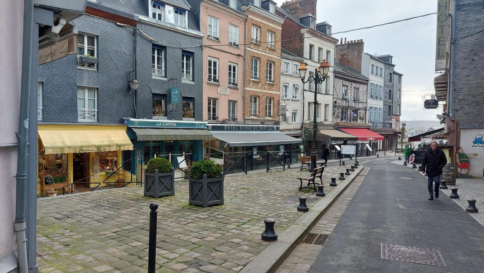 Studio Cosy Au Coeur D'Honfleur Esterno foto